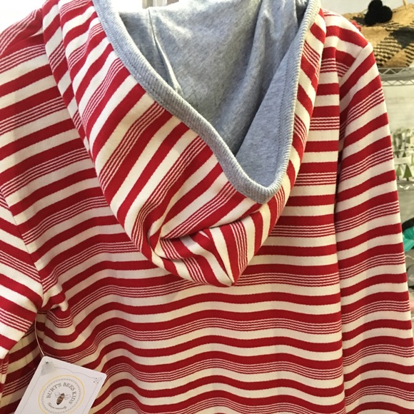 NWT - Burt’s Bees Baby Stripe Christmas Jumpbee PJ - Picture 4 of 8